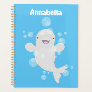 Béluga mignon bulles dessin de dessin animé