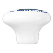 Beluga Point Surf Club Keramische Knop (Zijkant)