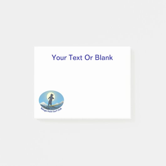 Beluga Point Surf Club Post-it® Notes (Voorkant)