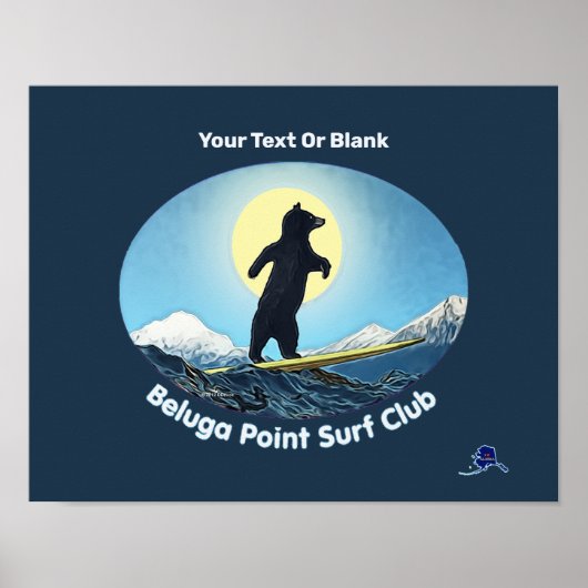 Beluga Point Surf Club Poster (Voorkant)