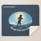 Beluga Point Surf Club Sherpa Deken (Voorkant (horizontaal))
