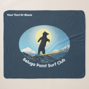 Beluga Point Surf Club Sherpa Deken