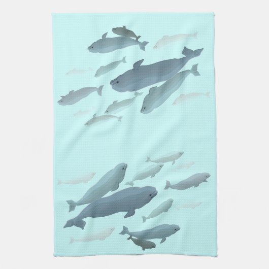 Beluga Serviette Beluga Serviettes de plat de bale (Vertical)