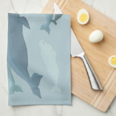 Beluga Serviette Beluga Serviettes de plat de bale (Quart Plié)