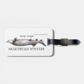Beluga Sturgeon Bagagelabel (Achterkant horizontaal)