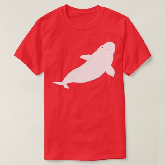 Beluga Whale 17 T-shirt (Design voorkant)