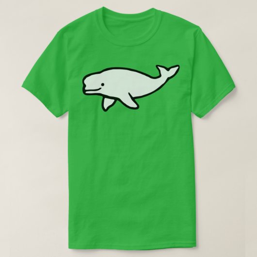 Beluga Whale 4 T-shirt (Design voorkant)