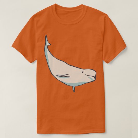 Beluga Whale 5 T-shirt (Design voorkant)