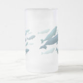 Beluga Whale Art Beer Mug Marinelife Beer Mug (Centre)