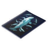 Beluga Whale Carnet Whale Art Journal livre (Côté gauche)