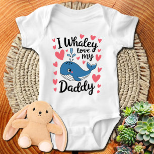 Beluga Whale Ik hou van mijn vader Romper