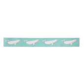 Beluga Whale Illustratie Whale Lover Gift Blue Lint (Voorkant)