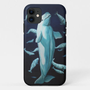 Beluga Whale iPhone5 Hoesje Whale Smartphone-Hoesj