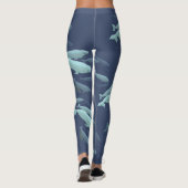 Beluga Whale Leggings Baby Beluga Leggings (Achterkant)