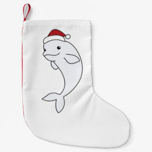 Beluga Whale Merry Winter Animals Whales Kleine Kerstsok