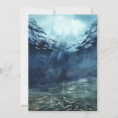 Beluga Whale | Ocean Birthday Kaart (Achterkant)