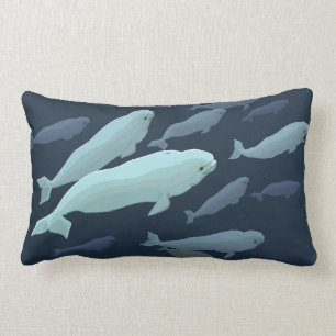 Beluga Whale Pillow Baby Beluga Whale Sierkussen Kussen