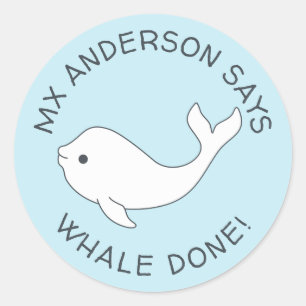 Beluga Whale Ready Stickers