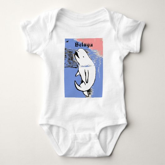 Beluga Whale Romper (Voorkant)
