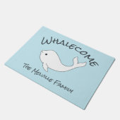 Beluga Whalecome Doormat Deurmat (Schuin)