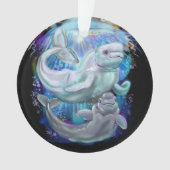 Beluga Whales Ornament (voorkant)