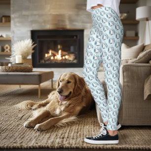 Belugawalvis Blauw Leggings