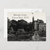 Belvedere Castle, Central Park NYC Briefkaart (Voorkant / Achterkant)