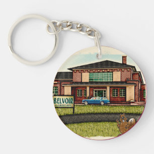 Belvoir Elementary Alumni (gepersonaliseerd) Sleutelhanger