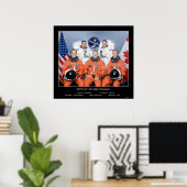 Bemanner van de NASA STS-97 Shuttle Poster (Thuiskantoor)