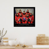 Bemanner van de STS-83 Shuttle Mission... Poster (Keuken)