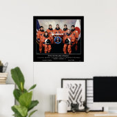 Bemanner van de STS-92 Shuttle Mission... Poster (Thuiskantoor)