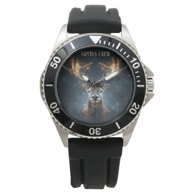 bemanning van de kerstman horloge (Voorkant)