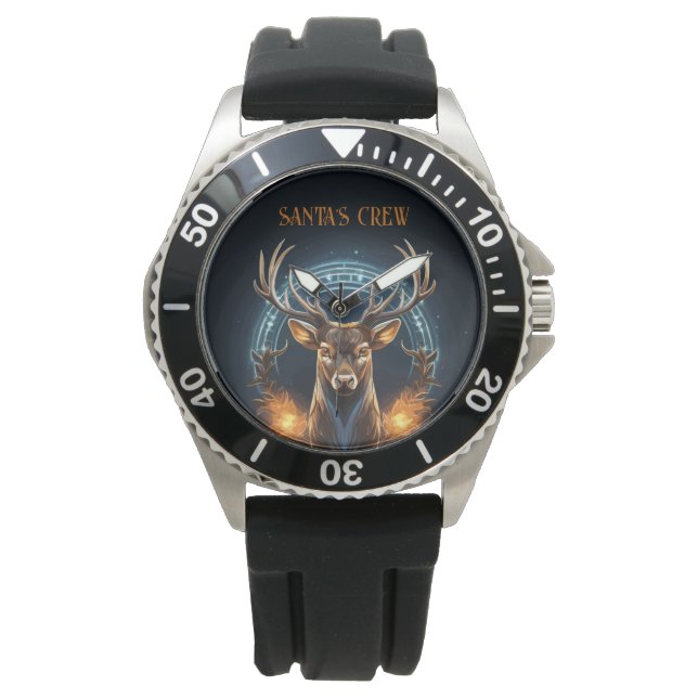 bemanning van de kerstman horloge (Voorkant)