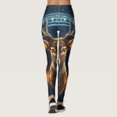 bemanning van de kerstman leggings (Achterkant)