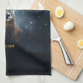 bemanning van de kerstman theedoek (Quarter Fold)