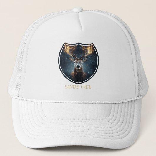 bemanning van de kerstman trucker pet (Voorkant)