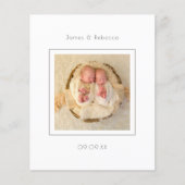 Bemanningsaankondiging budgetminimalistische tweel (Voorkant)