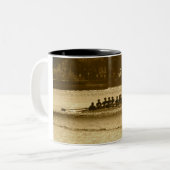 BemanningsMok Tweekleurige Koffiemok (Voorkant links)