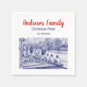  bemanningsroeiers in de boot aan de haven servet