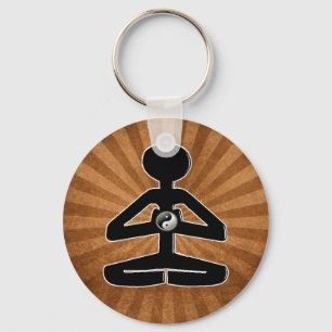 BEMIDDELDE YOGA YIN YANG SLEUTELHANGER