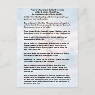 Bemiddeling voor President Trump en de Verenigde S Briefkaart