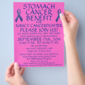 Bemiddelingsbrochure voor kankervoordeel flyer (Hand)