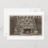 Bemidji, MN - Uitzicht van de Fireplace of States Briefkaart (Voorkant / Achterkant)