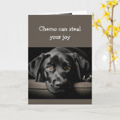 Bemoediging Chemo kan je vreugde stelen Kaart (Gele Bloem)