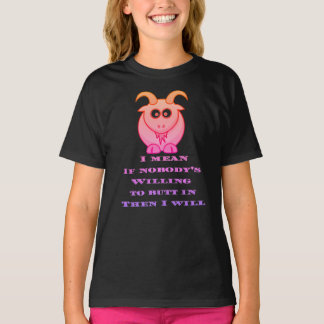 Bemoeizieke BILLY geit T-shirt
