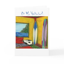 BeMyValentine GreetingCard ©2016Soul Surfer