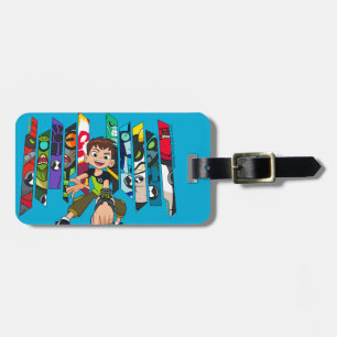 Ben 10 Alien Collectie Graphic Bagagelabel