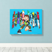 Ben 10 Alien Collectie Graphic Canvas Afdruk (Insitu (Houten vloer))