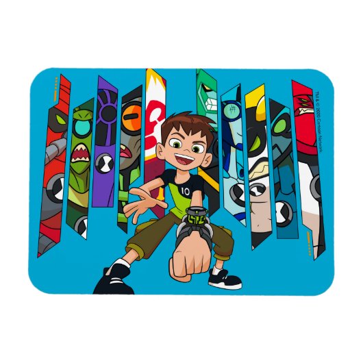Ben 10 Alien Collectie Graphic Magneet (Horizontaal)