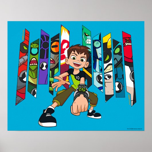 Ben 10 Alien Collectie Graphic Poster (Voorkant)